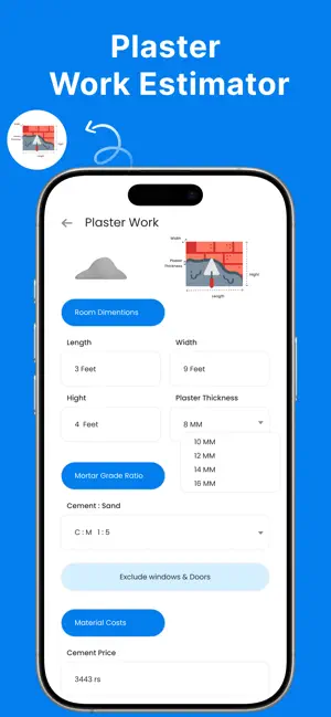 Construction Material Estimate screenshot 3