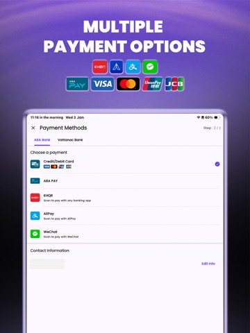 BookMe+ iPad screenshot