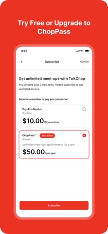 TalkChop: Meet & Eat screenshot