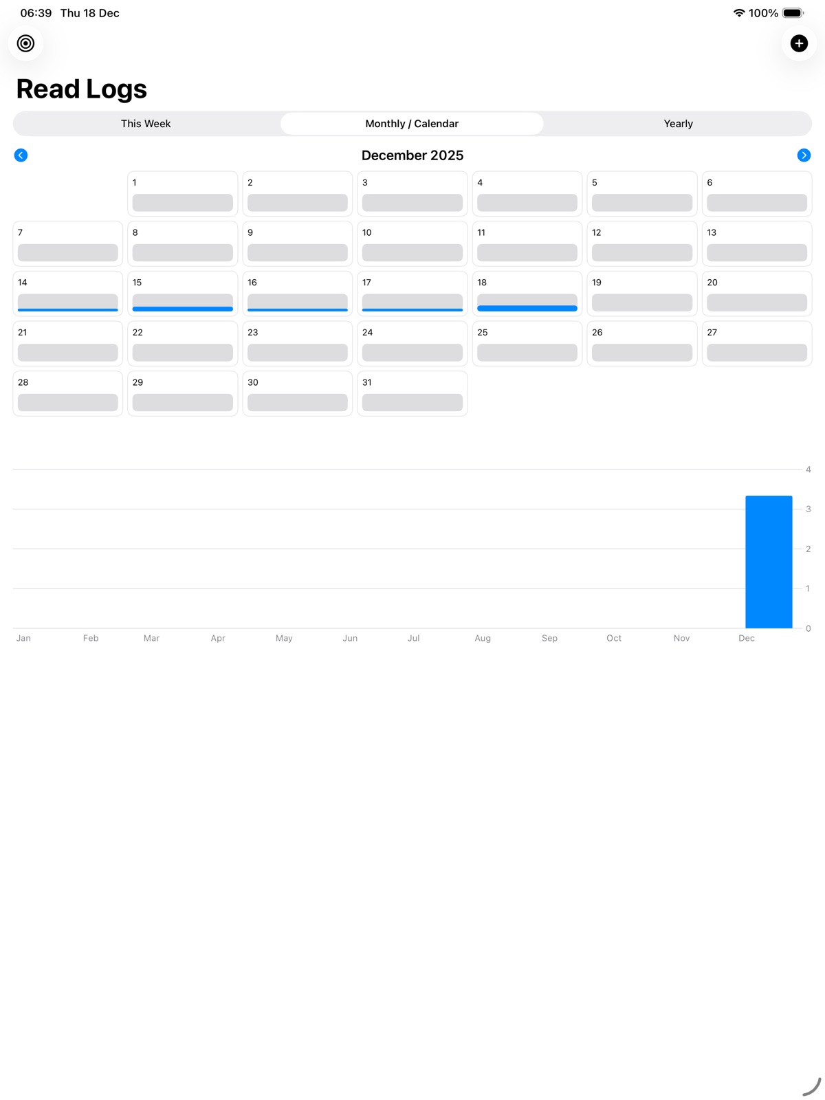 Read-Logs ipad screenshot 3