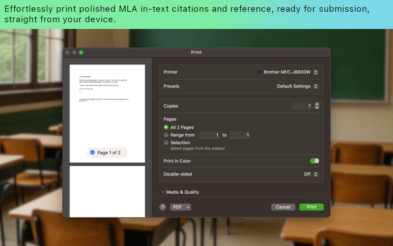 Screenshot #3 pour MLA Citation Generator