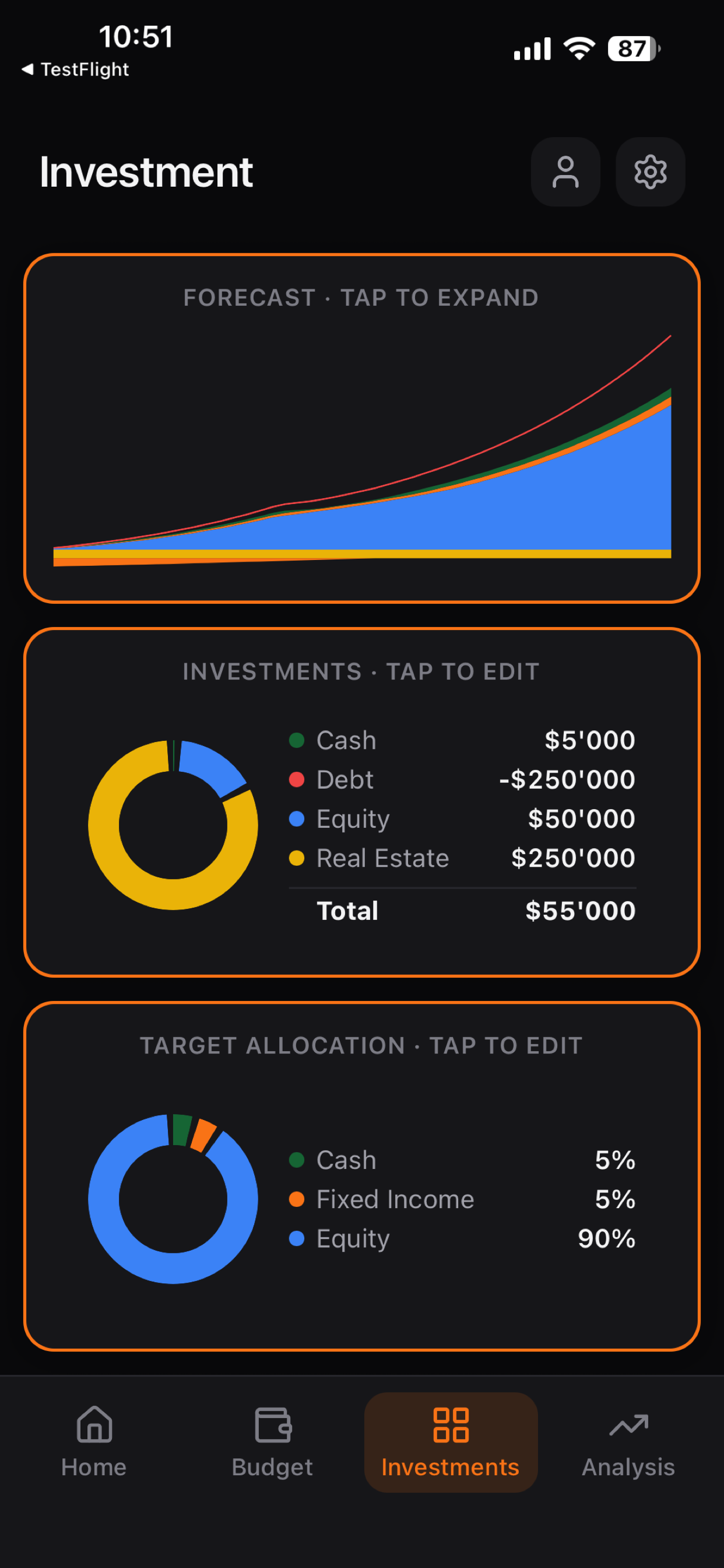 Dispono - Forecast Financials screenshot 6