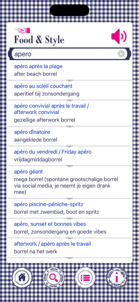 Culinair Frans A-Z-app screenshot 6