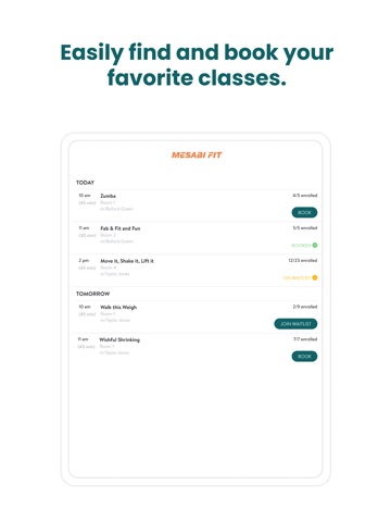Mesabi Fit iPad screenshot