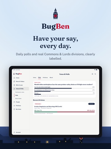 BugBen — Bills, MPs & Votes iPad screenshot 7