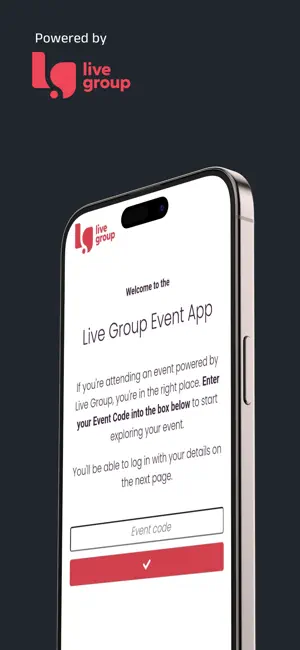 Live Group Event App screenshot 1