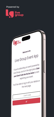 Live Group Event App Screenshot 1 of 5