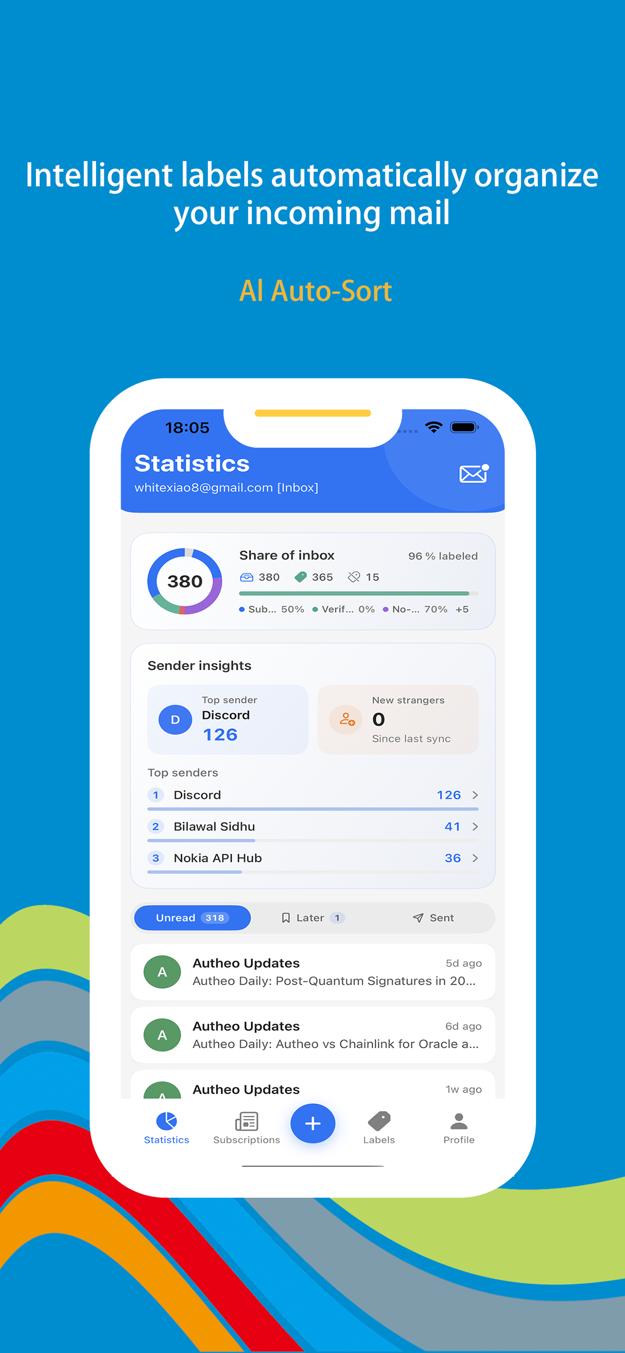 Wonder Mail - Inbox Cleaner