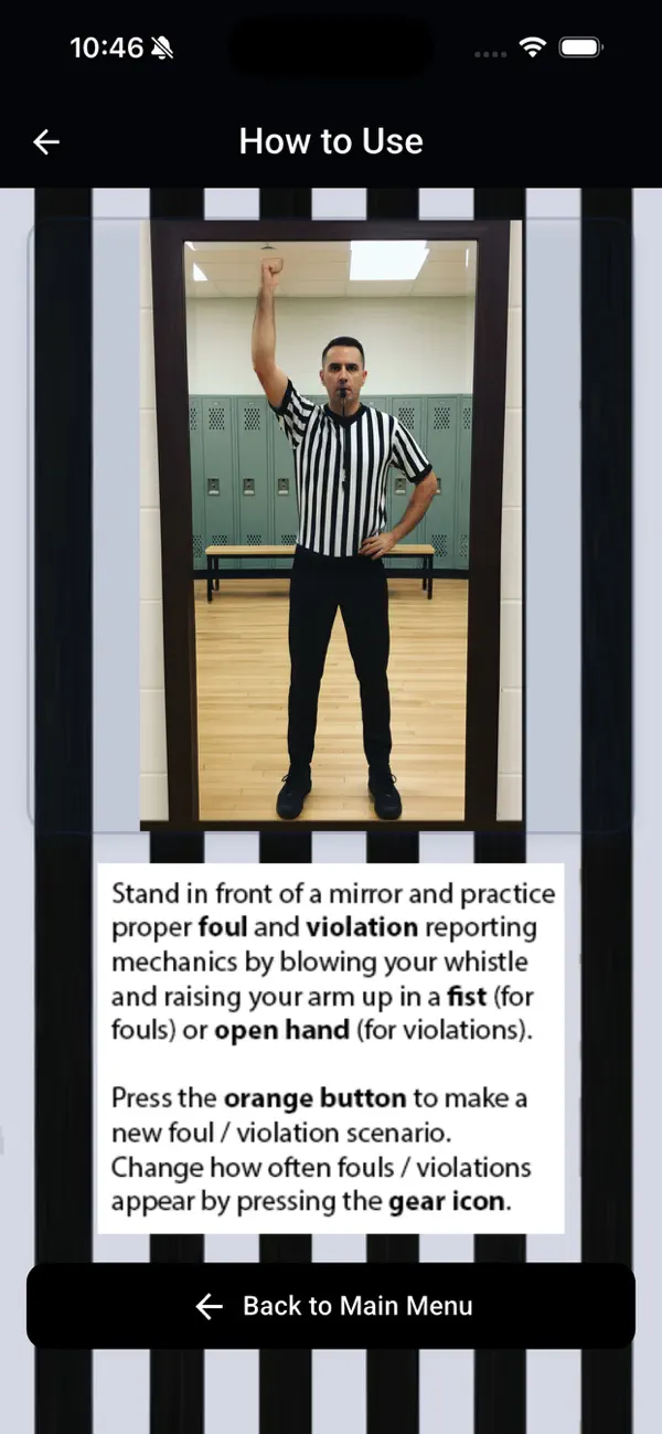 Screenshot #2 pour Basketball Ref Practice Pro