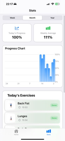 Teleworkout screenshot