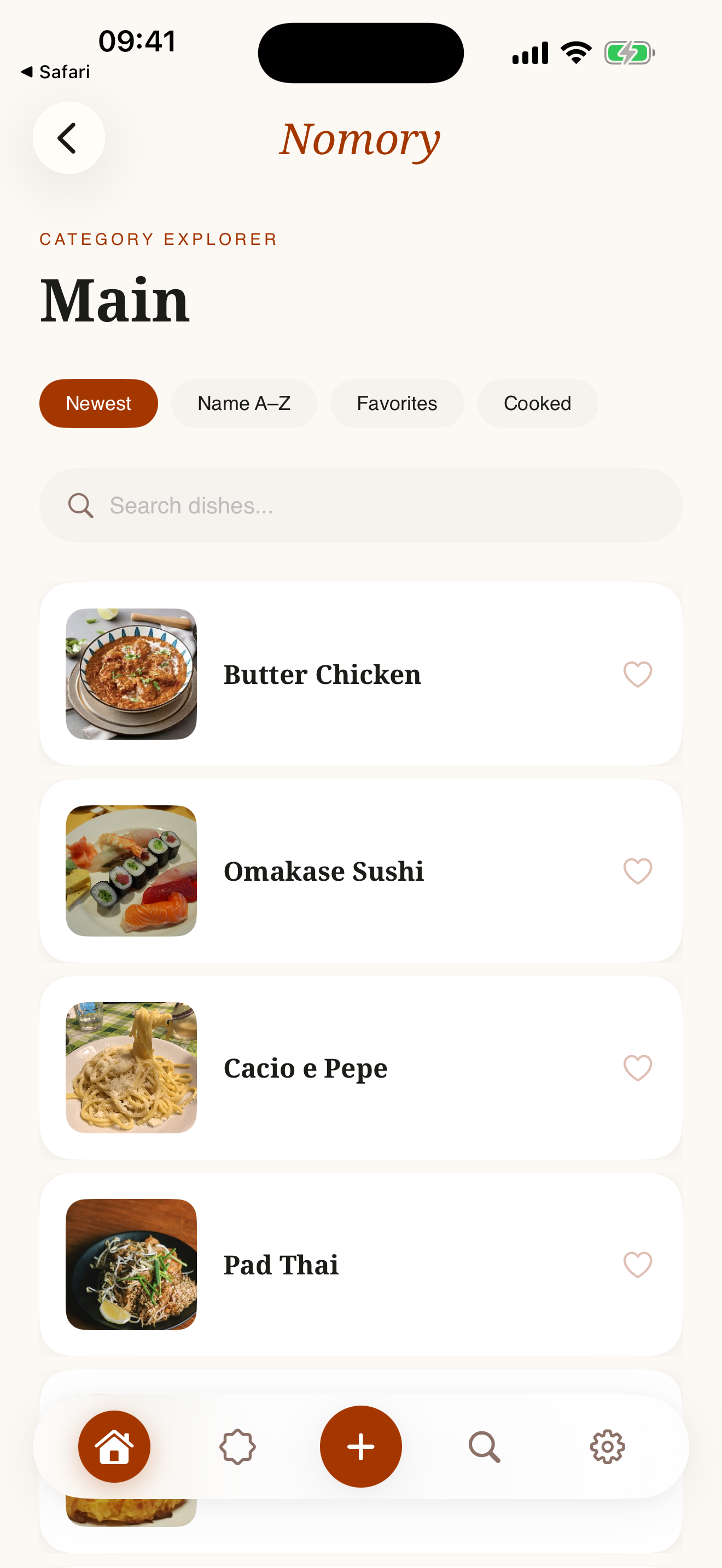 Nomory screenshot 2