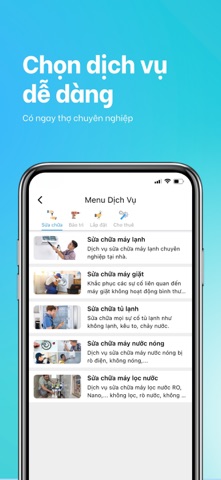 Bảo trì thiết bị điện screenshot