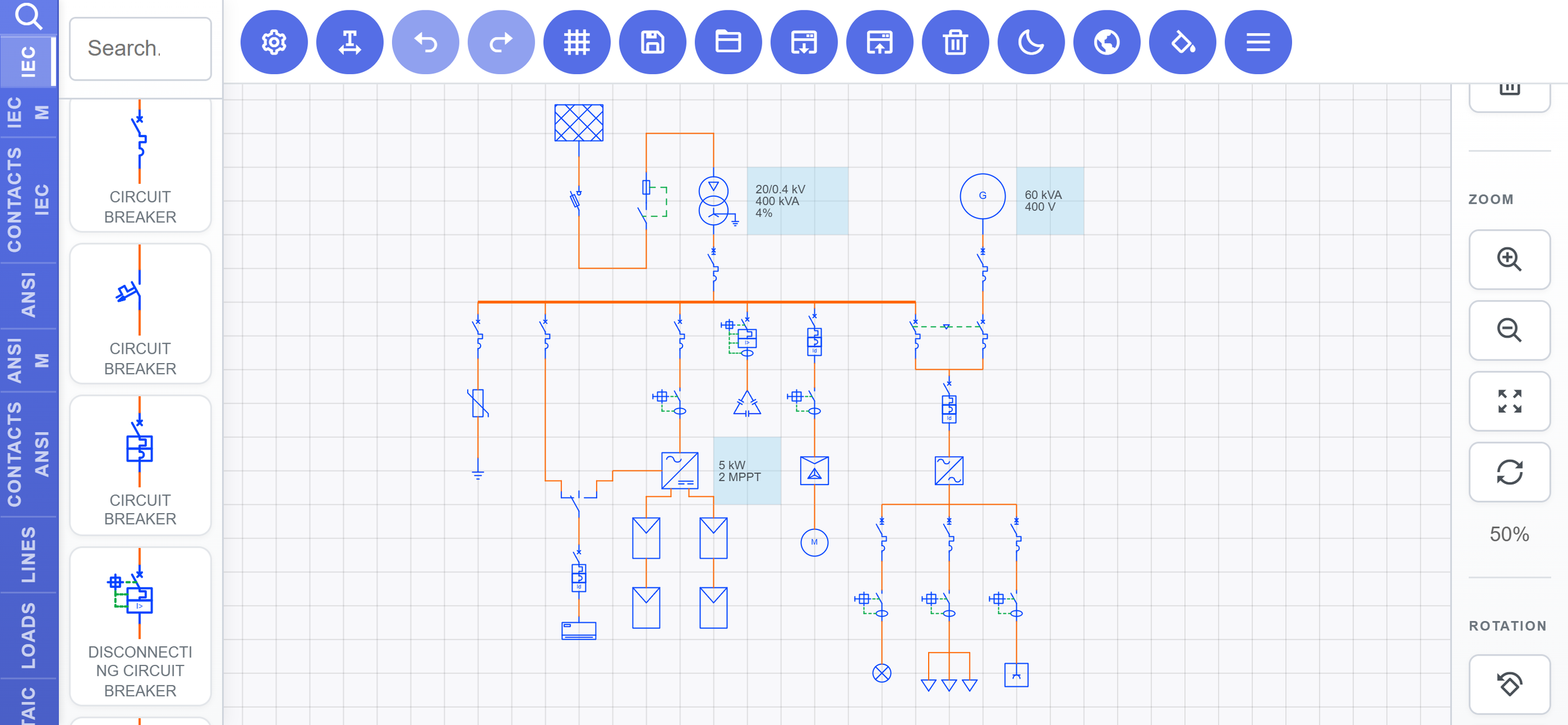 Electrical Schematics: Canvas screenshot 6
