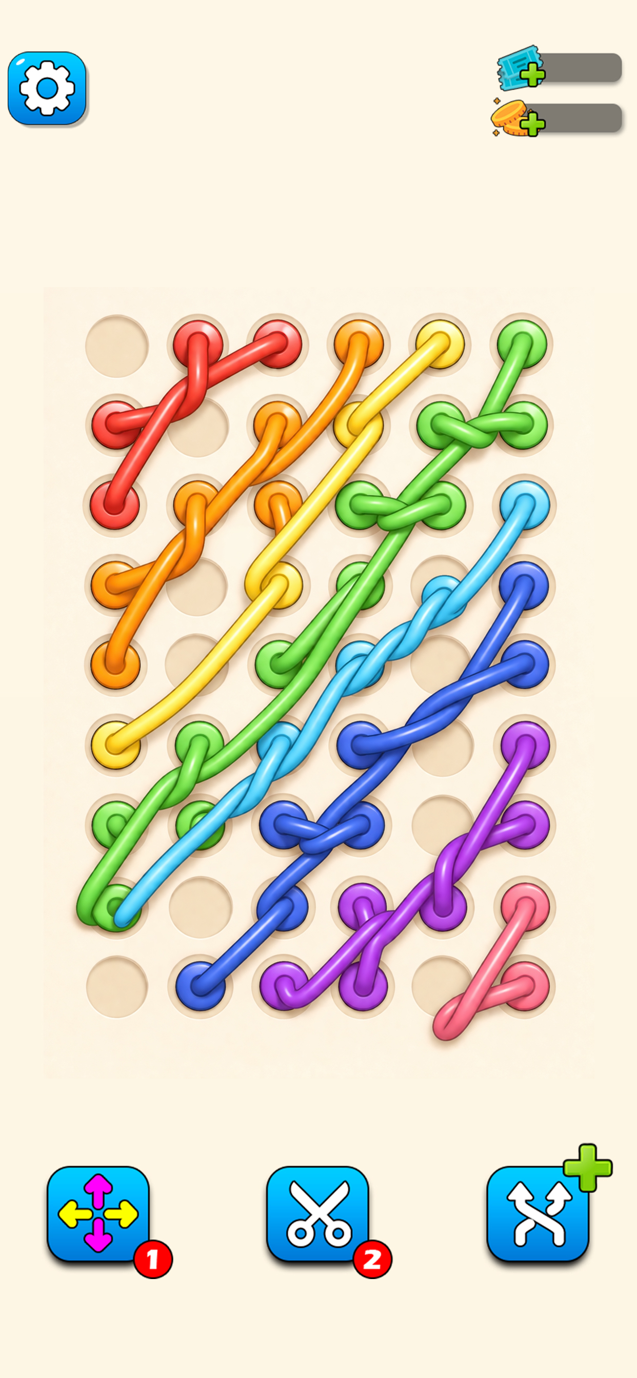 Untangle Twisted Rope Game screenshot 4