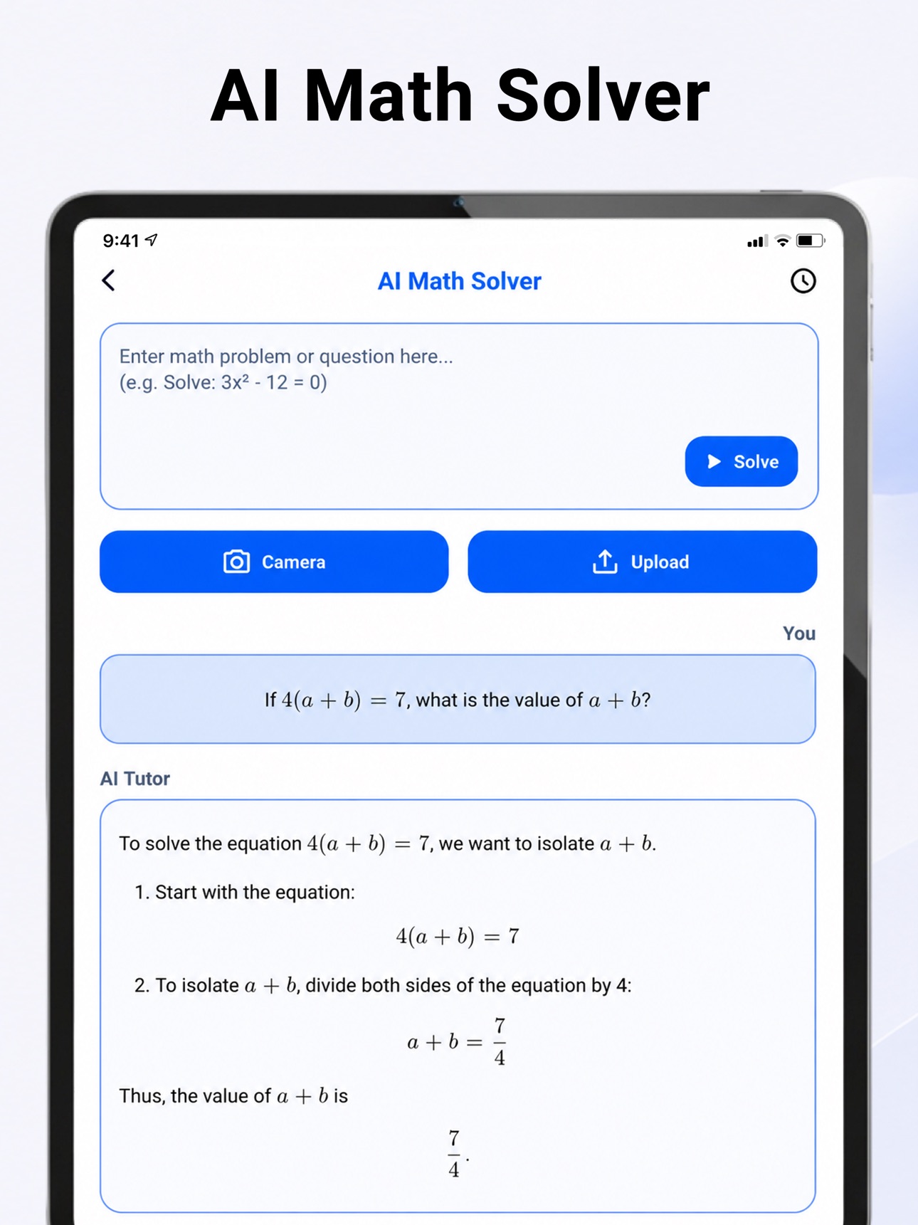 Screenshot 12 of Calculator- AI Math Solver App