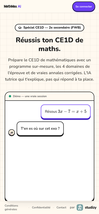 MathMax - Tuteur Maths IA Screenshot 4 of 4