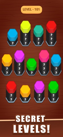 Hexa Sort 3D: Wood Sort Master Screenshot 2 of 5