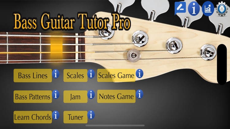 Bass Guitar Tutor Pro screenshot-0