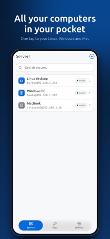 terminALL: SSH Remote Desktop iPhone screenshot 1