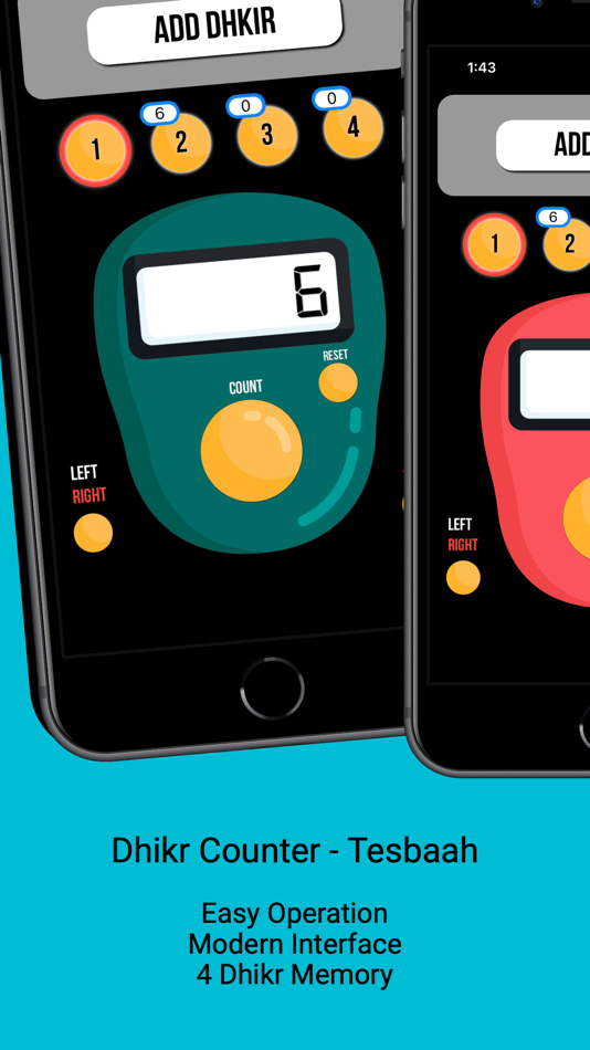 #1. Dhikr Counter - Tasbeeh (iOS) 来自: Fatma Zehra ASLANTAS