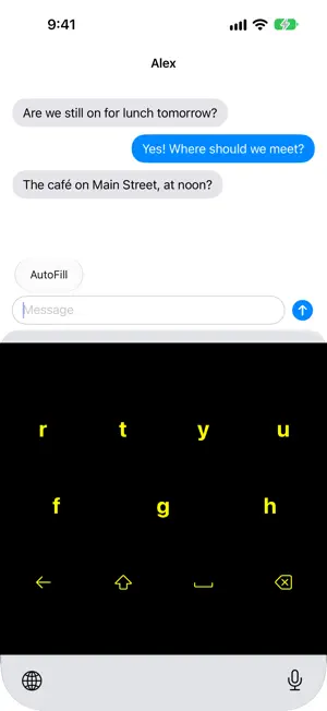 jKey: Big Keys Keyboard screenshot 2