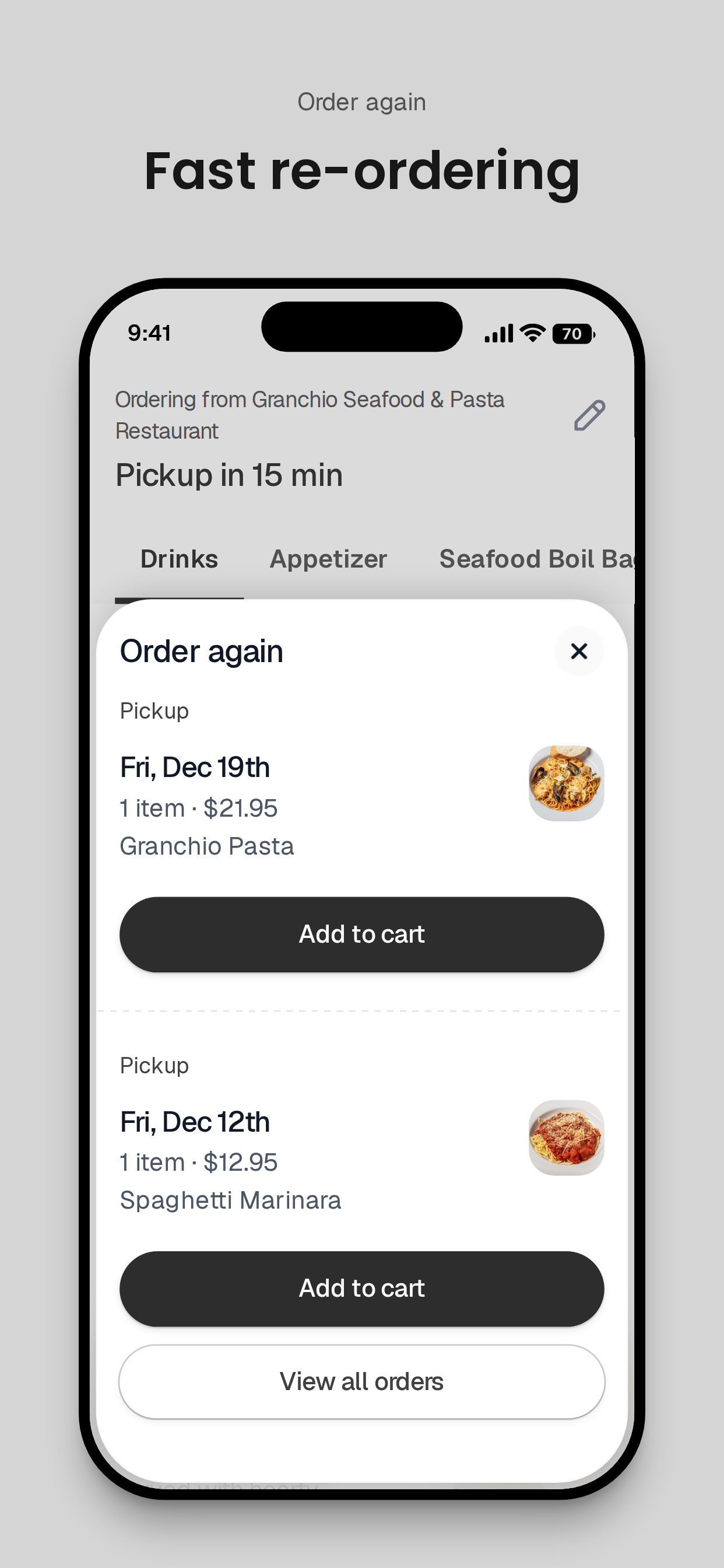 Granchio Seafood & Pasta screenshot 4