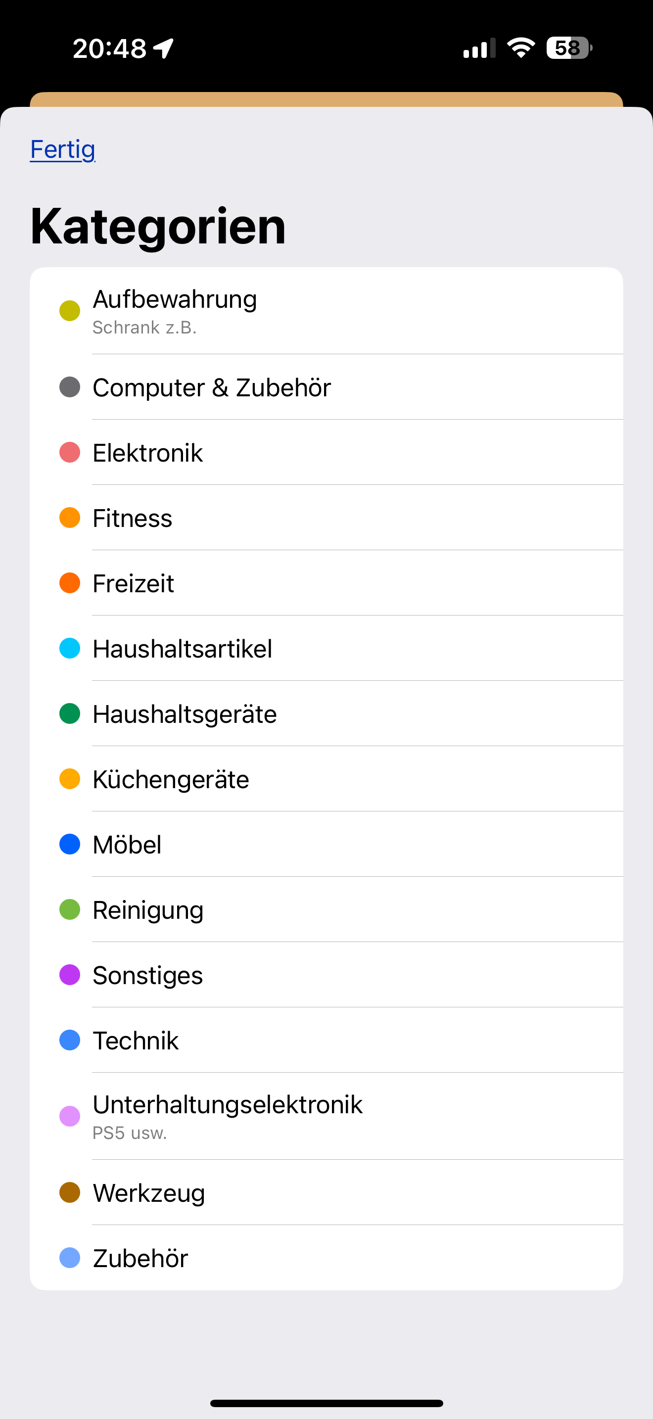 HB-Inventar screenshot 5