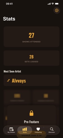 Rail: Personal Concert Journal Screenshot 8 of 8
