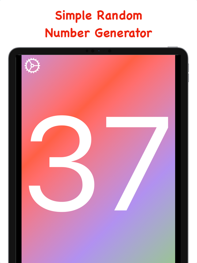 ‎Random Number Generator . Screenshot