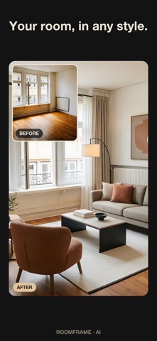 Roomframe AI: Interior Design Screenshot 1 of 8