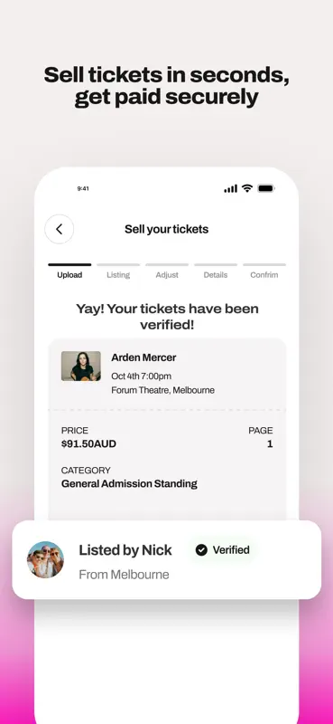 Tixel－Face Value Ticket Resale screenshot 3 of 5