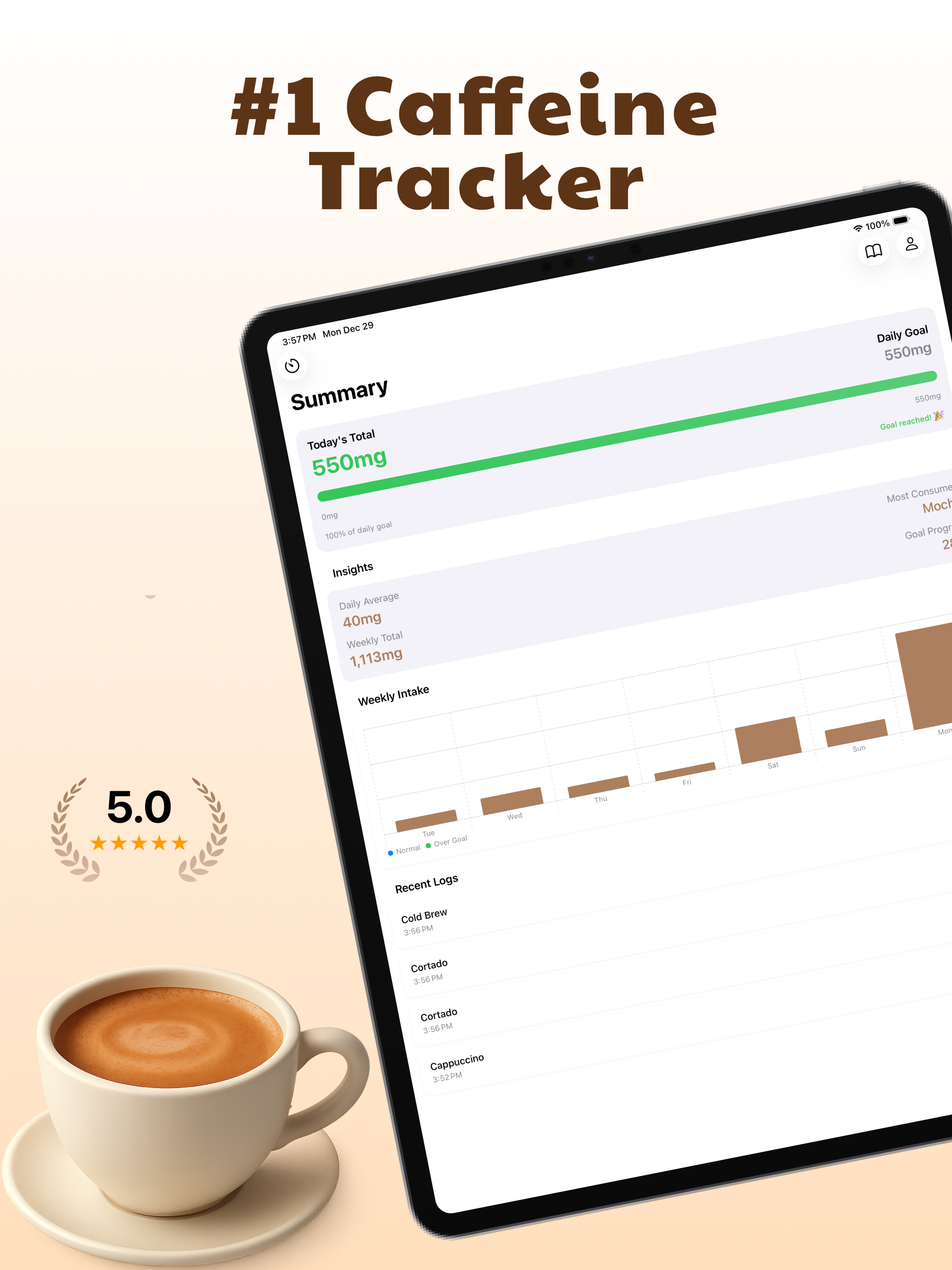 Caffeine Tracker: BrewLog screenshot 11