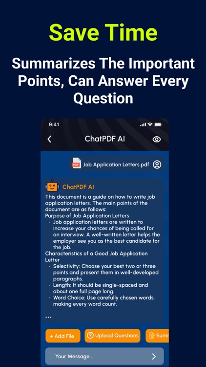 ChatPDF AI: Scan & Summarize