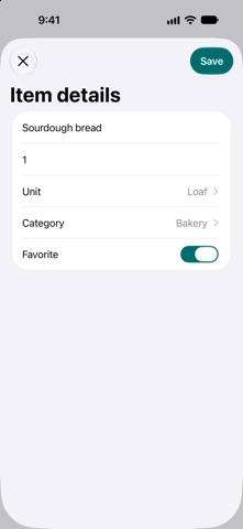 GroceryList. screenshot 5
