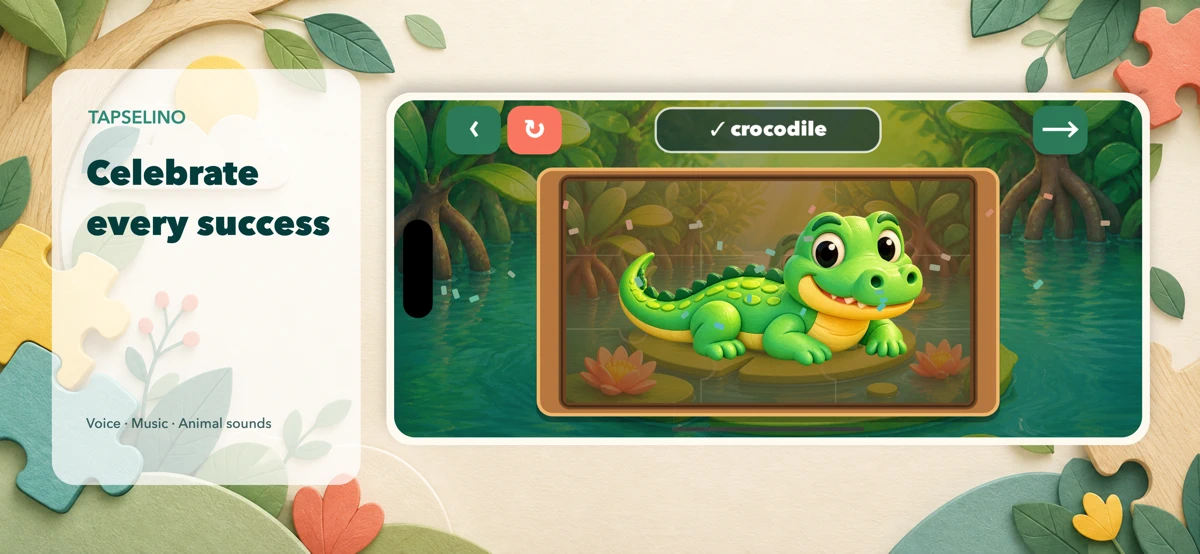 Tapselino: Kids Animal Puzzles screenshot 2