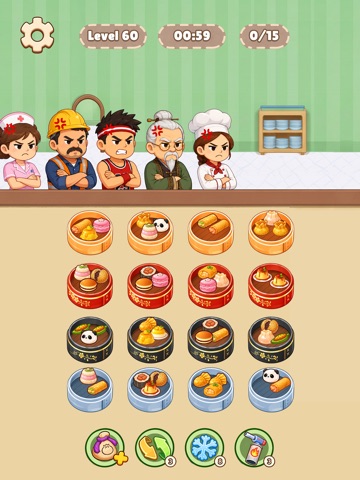 Dimsum sort - Cooking Game iPad screenshot