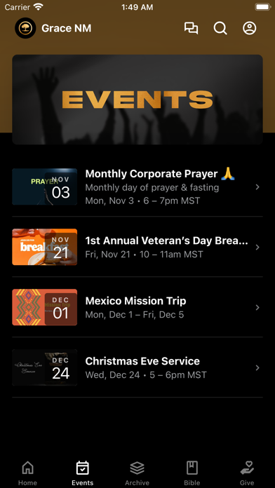 GraceNM iPhone screenshot 2 - Education app