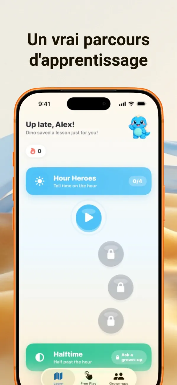 Screenshot #1 pour Heure Enfant - Horloge