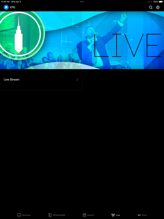 Christ Temple Church iPad screenshot 4 - Lifestyle app