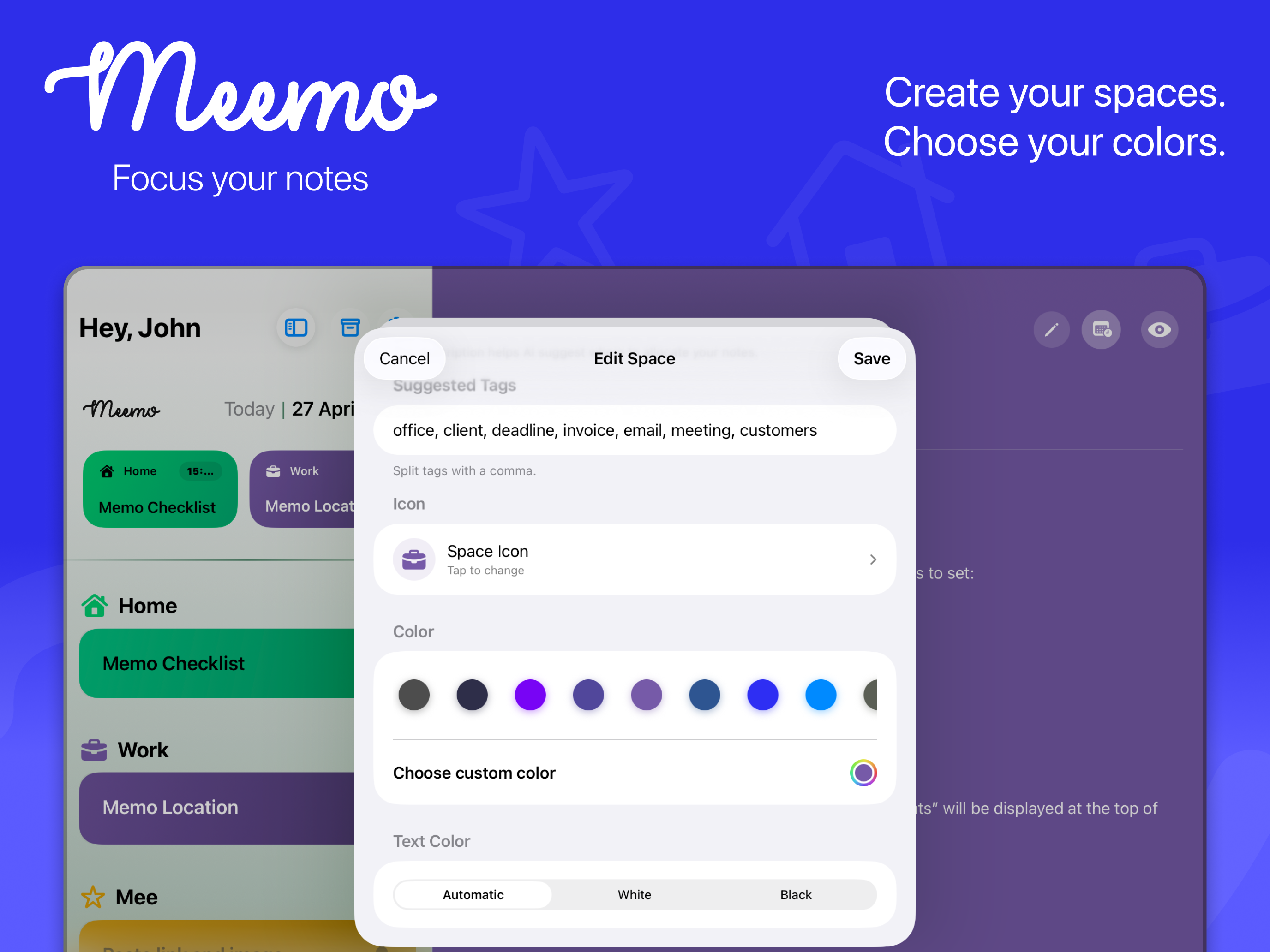 Meemo: Focus Your Notes