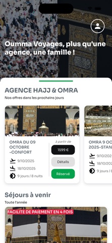 Oumma Voyages screenshot