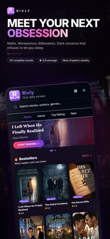 Rivly: Romance Books Screenshot 1 of 5