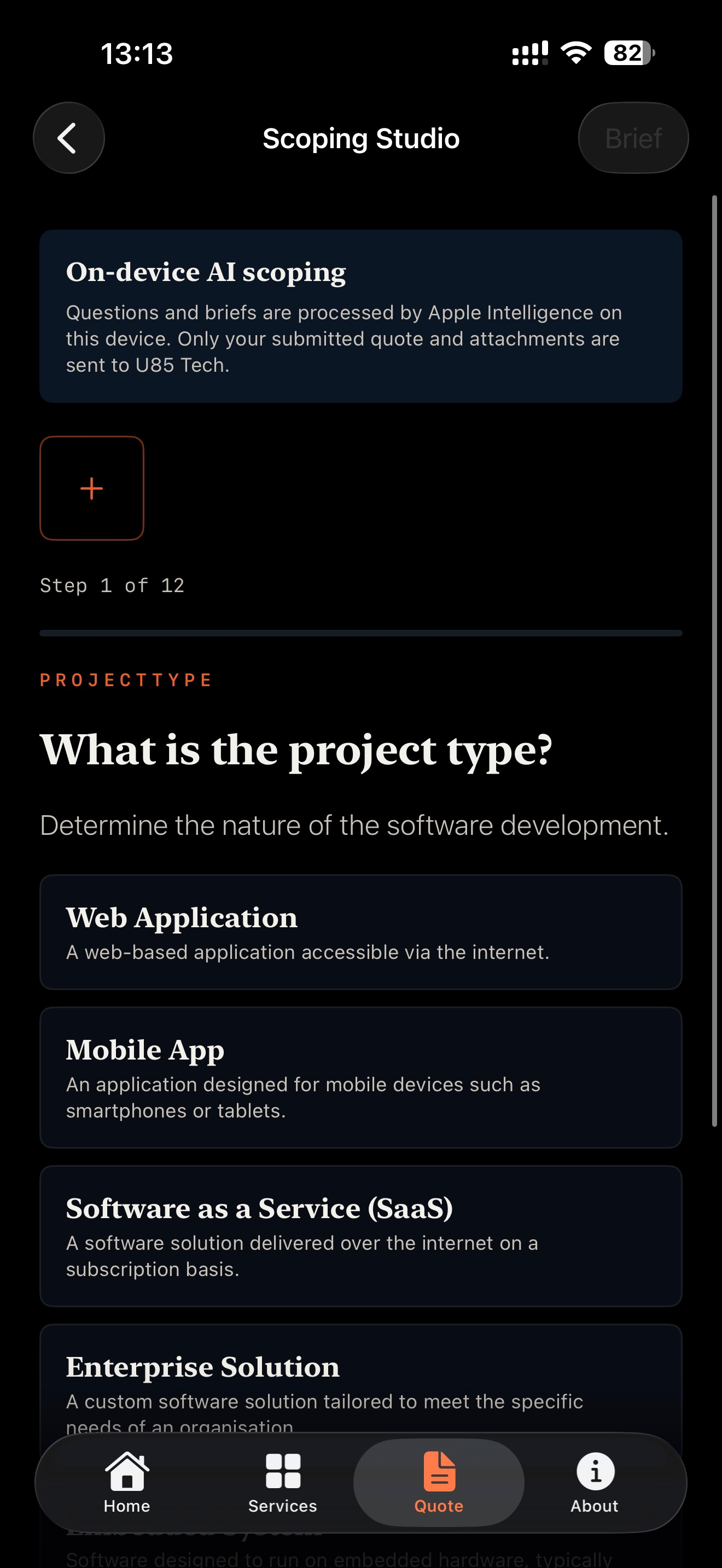 U85 Tech screenshot 4
