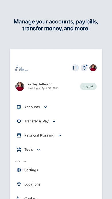 APL FCU Mobile Banking Screenshot
