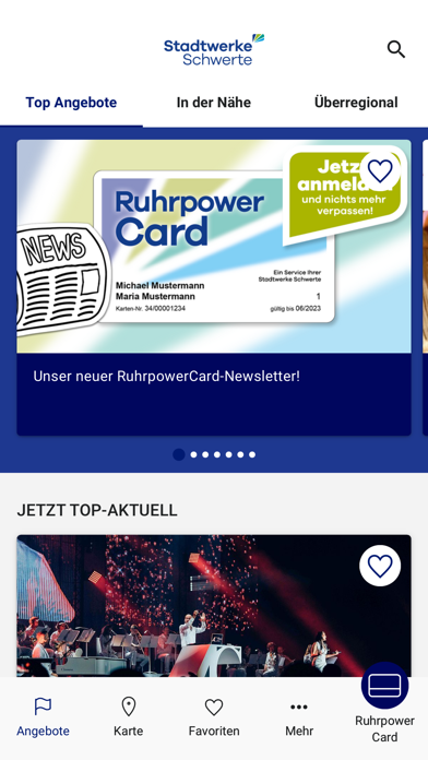RuhrpowerCard APP Screenshot