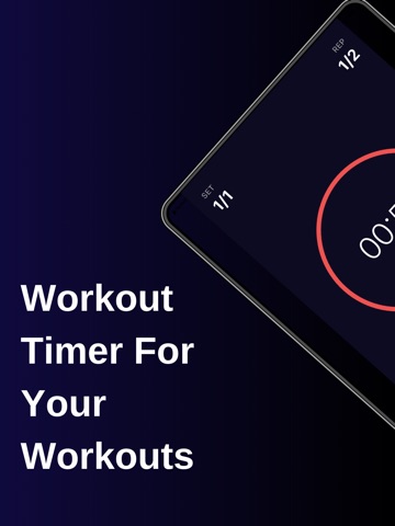 Workout Timer - BestWorkout iPad screenshot