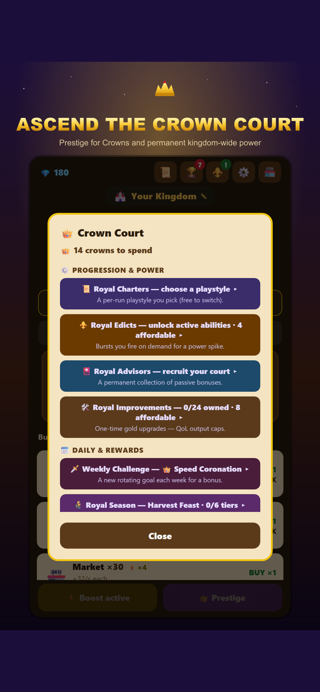 Idle Medieval Kingdom Builder