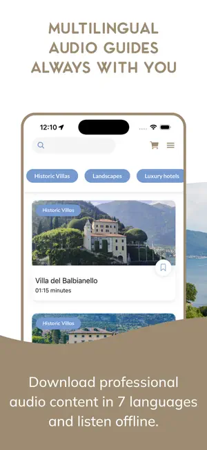 Lake Como cruise guide screenshot 3