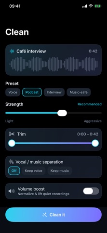 Noise Reducer: Video & Audio Screenshot 6 of 10