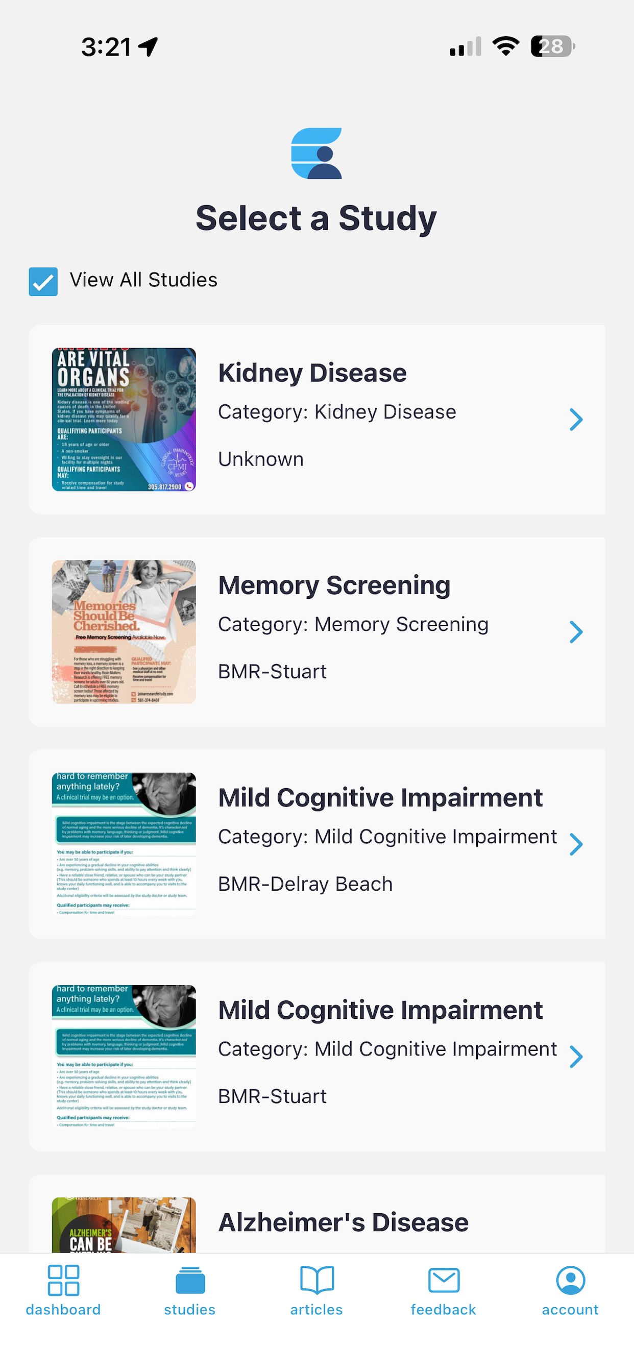MyTrialApp screenshot 3